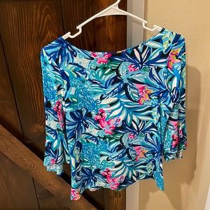 Lilly Pulitzer bell sleeve top